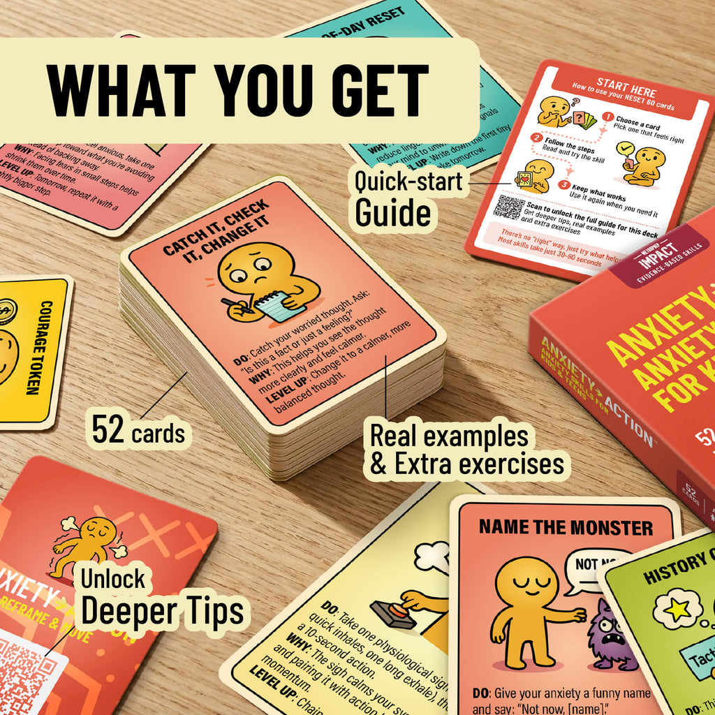 Anxiety → Action: The Worry Deck
