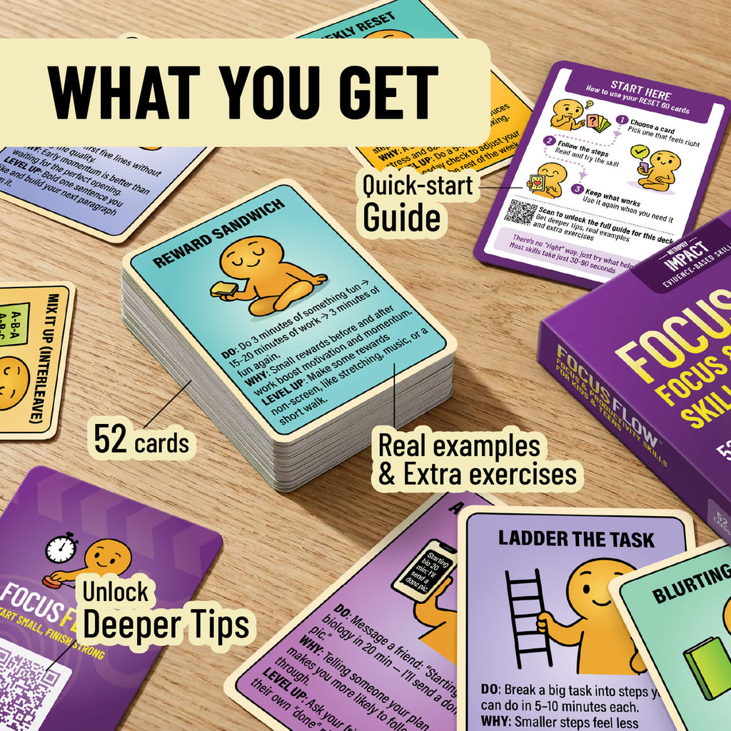 Focus Flow: The Anti-Procrastination Deck