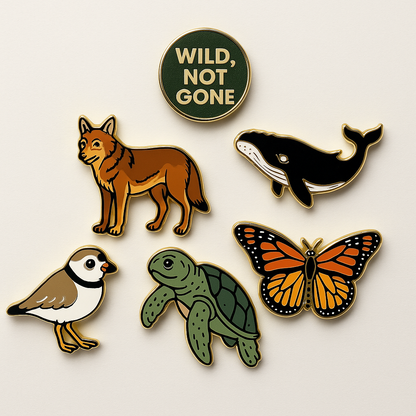 Voices of the Wild: Endangered Species Pin Series