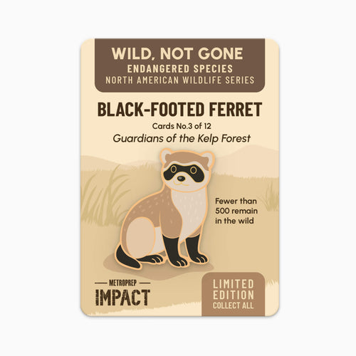 Black-Footed Ferret Enamel Pin