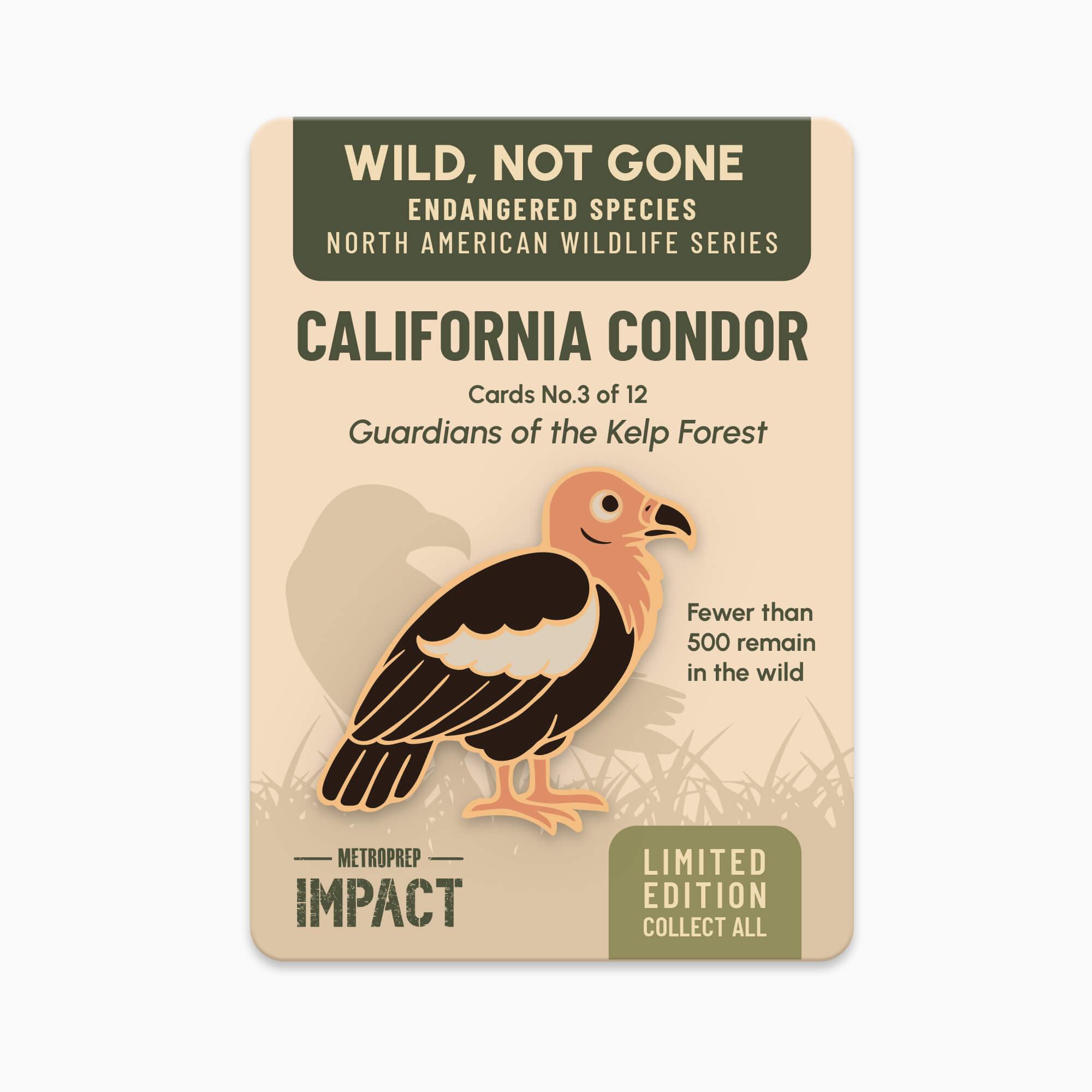 California Condor Enamel Pin