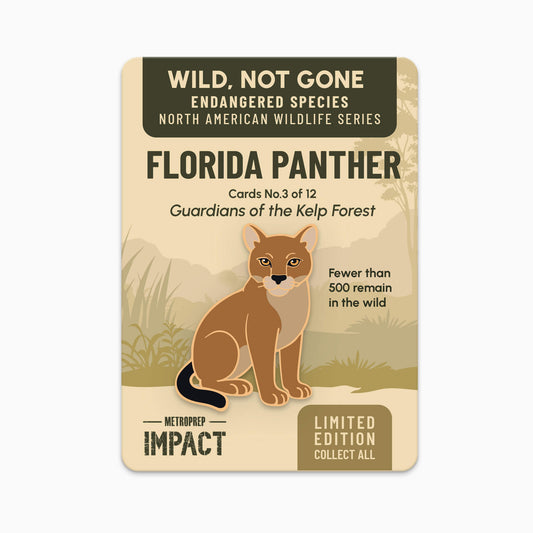 Florida Panther Enamel Pin