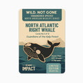 North Atlantic Right Whale Enamel Pin