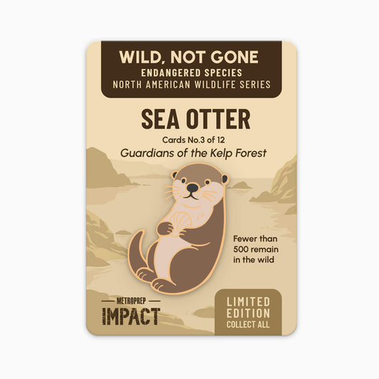 Sea Otter Enamel Pin
